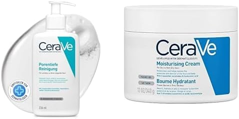 Yağlı Ve Düzensiz Ciltler İçin Yüz Temizleme Jeli 236 Ml ve Moisturising Cream - Nemlendirici Bakım Kremi 340gr