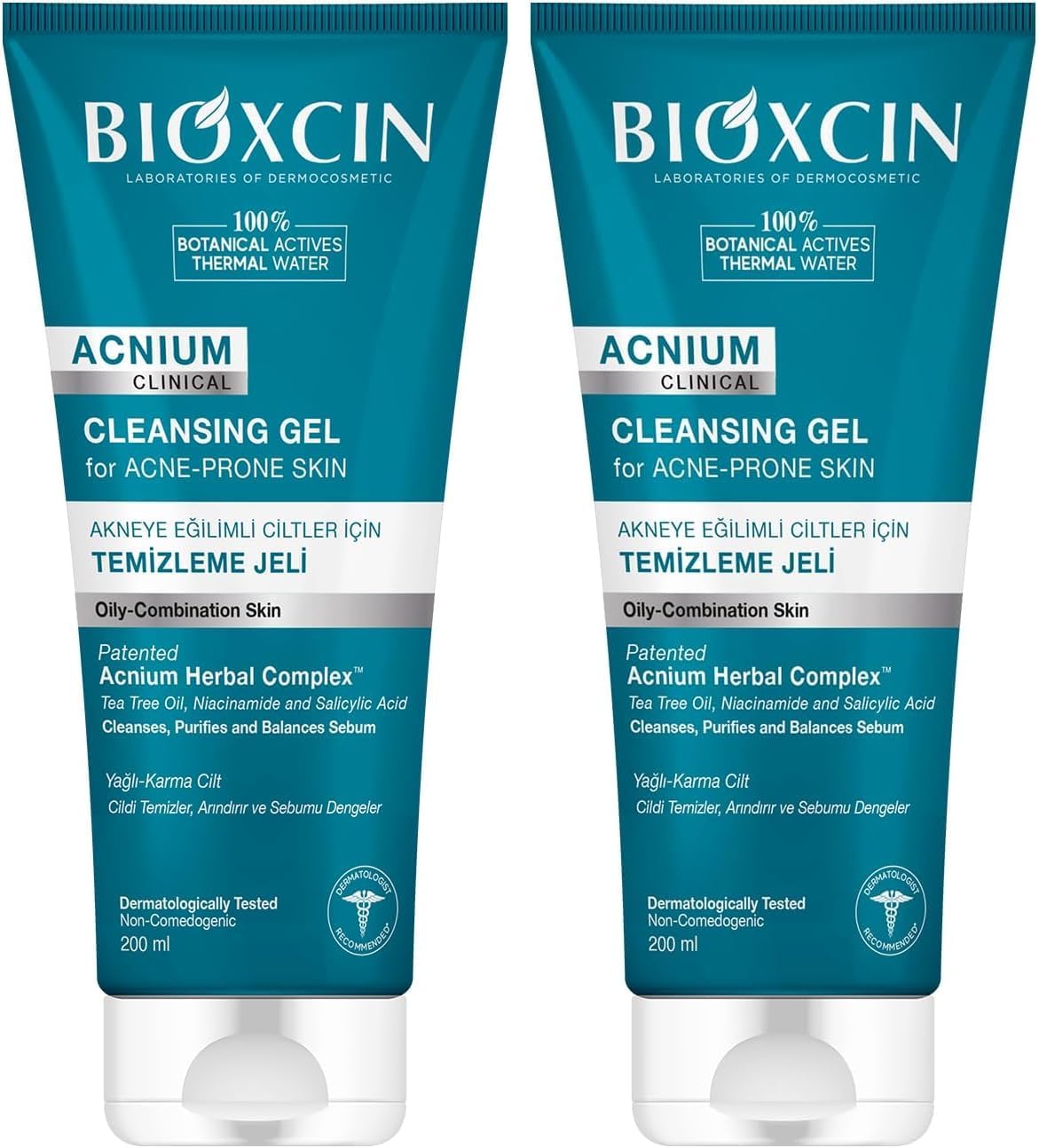 Alternative view of Acnium Sebum Dengeleyici Yüz Yıkama Jeli – Niasinamidli, Termal Sulu, Bitkisel Kompleksli, Akneye Eğilimli ve Yağlı Ciltler İçin, 200 ml (2 paketi)