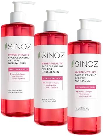 Alternative view of Sinoz Normal Ciltler için Yüz Temizleme Jeli 400ML (3 paketi)