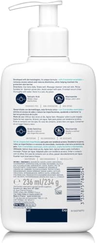 Yağlı Ve Düzensiz Ciltler İçin Yüz Temizleme Jeli 236 ml