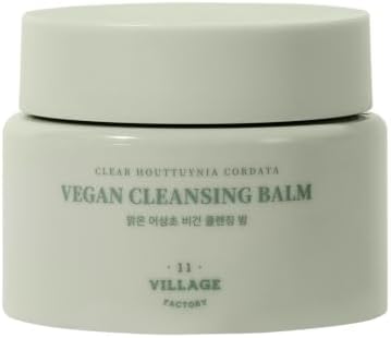 Village 11 Factory Clear Houttuynia Cordata Vegan Cleansing Balm 100ml - Şerbet Tipi Yatıştırıcı Heartleaf Vegan Makyaj ve Yüz Temizleme Balmı
