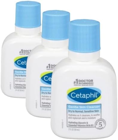 Cetaphil Hassas Yüz Temizleme Jeli, 2 oz (3 paketi)
