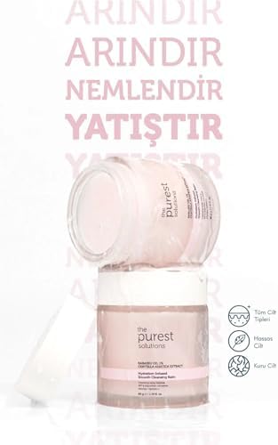 The Purest Solutions Hassas Ve Kuru Ciltler Için Nem Ve Antioksidan İçerikli Temizleyici Balm 85 Gr