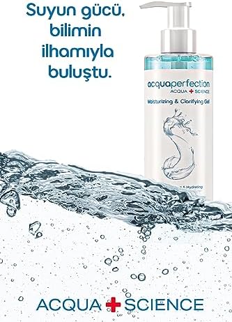 Alternative view of Acqua Perfection Nemlendirici ve Temizleyici, Koruyucu, Sağlıklı, Parlak Görünüm, Arındırıcı Etkili Yüz Temizleme Jeli 200ml, Siyah Nokta, Sivilce/Akne Oluşumunu Azaltma Etkili, Leke Açıcı