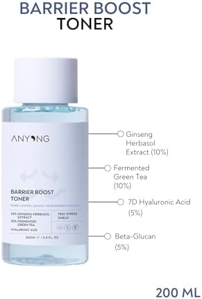 Alternative view of Anyong Bariyer Destekleyici ve Sakinleştirici Tonik 200 ml (Yeşil Çay & Ginseng Özü & Hyalüronik Asit)