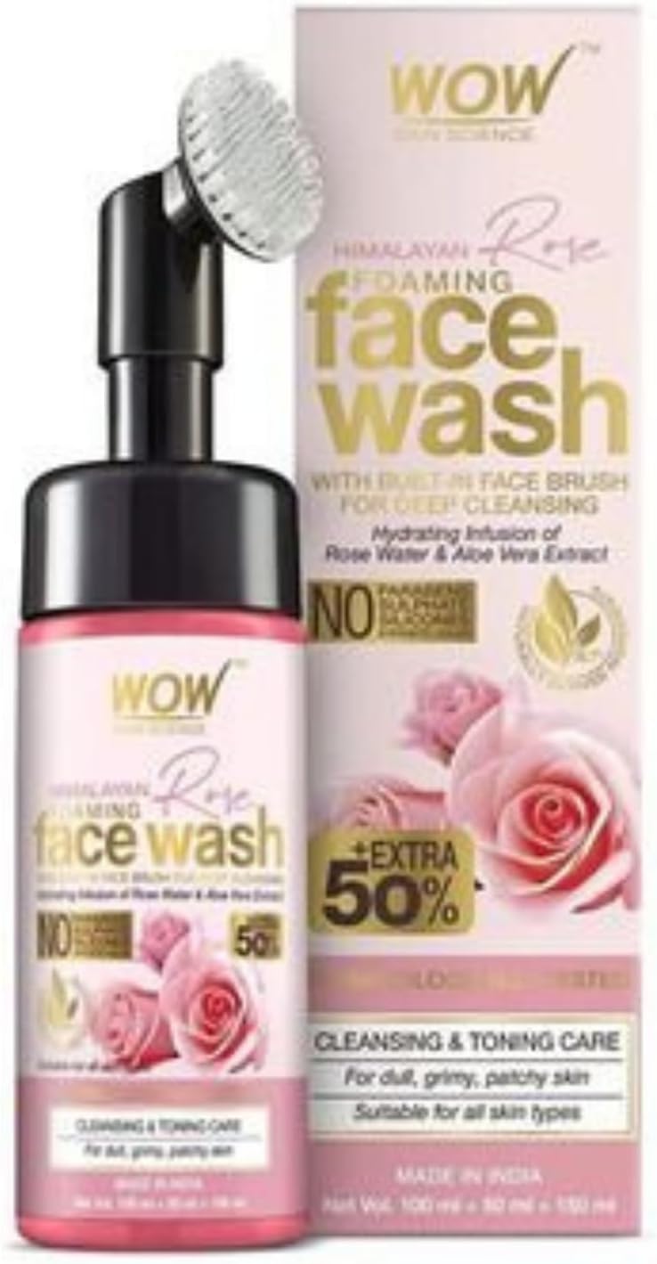 Alternative view of WOW Skin Himalaya Gülü Yüz Yıkama Köpüğü Doğal İçerik Gül Suyu, Aloe Özü, E Vitamini Ve 150ml
