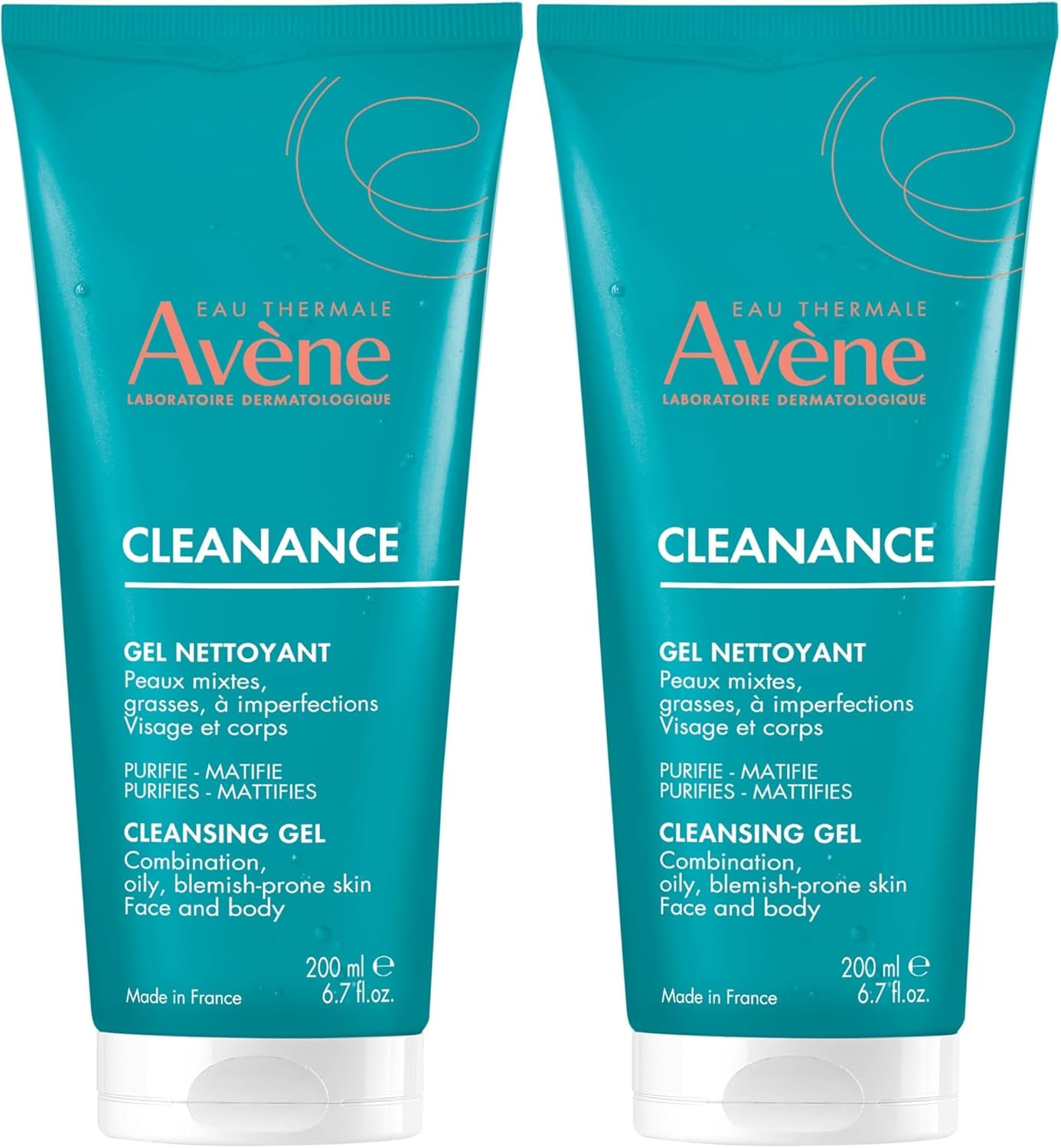 Alternative view of Avene Cleanance Gel Tüp - Yağlı ve Akneli Ciltler için Temizleme Jeli 200ml (2 paketi)