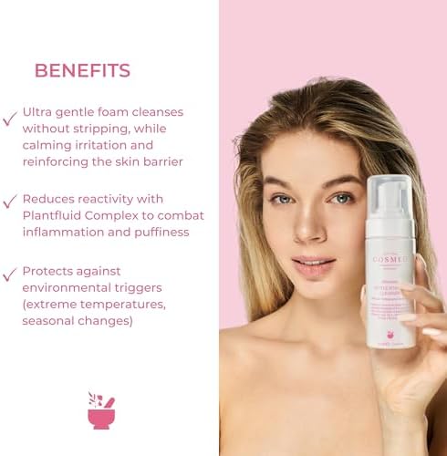 Alternative view of Cosmed Hassas ve Kızarıklığa Eğilimli Ciltler için Nazik Köpük Temizleyici - Yüz Temizleme Köpüğü 150 ml