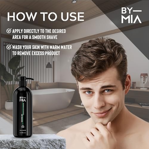 Alternative view of BY MIA Traş Jeli 750ml | Aloe, Mentol ve Çay Ağacı Yağı ile Zenginleştirilmiş | Hassas Tıraş İçin Maksimum Kayganlaştırır ve Nemlendirir