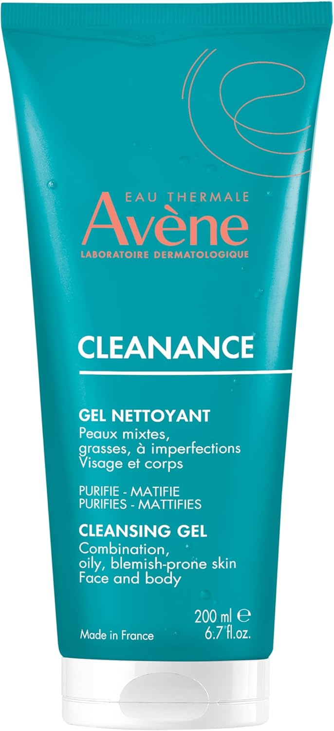 Avene Cleanance Gel Tüp - Yağlı ve Akneli Ciltler için Temizleme Jeli 200ml