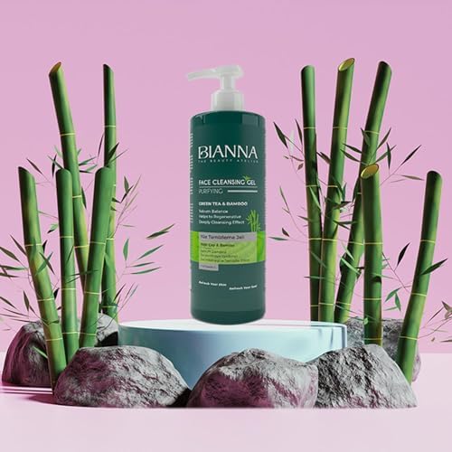 Yeşil Çay ve Bambu Özlü Yüz Temizleme Jeli 400 ml C Vitaminli