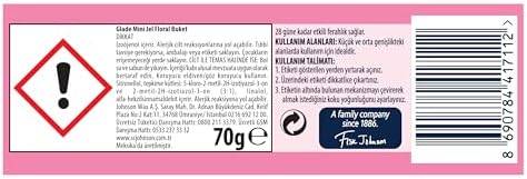 Glade Mini Jel Floral Buket 70 g 2li paket