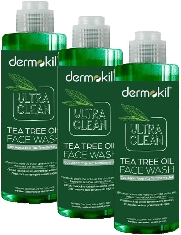 Çay Ağacı Yağı Yüz Temizleme Jeli 300 ml (3 paketi)