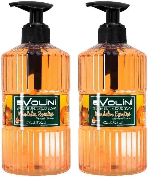 500 ml Mandarin Esintisi Sıvı Sabun/Mandarin Breeze Soap (2 paketi)