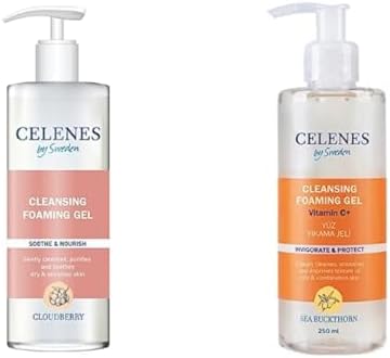 Cloudberry Temızleme Jelı 250ml Kuru/hassas ciltlerxCelenes Sea Buckthorn Temızleme Jelı 250ml Yağlı/karma ciltler
