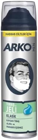 Arko Men Traş Jeli Klasik Hassas Ciltler 200 Ml
