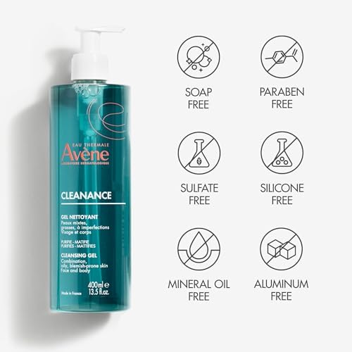 Alternative view of Avene Avene Cleanance Gel Nettoyant - Yüz ve Vücut Temizleme Jeli 400 ml 1 Paket (1 x 1 Adet)
