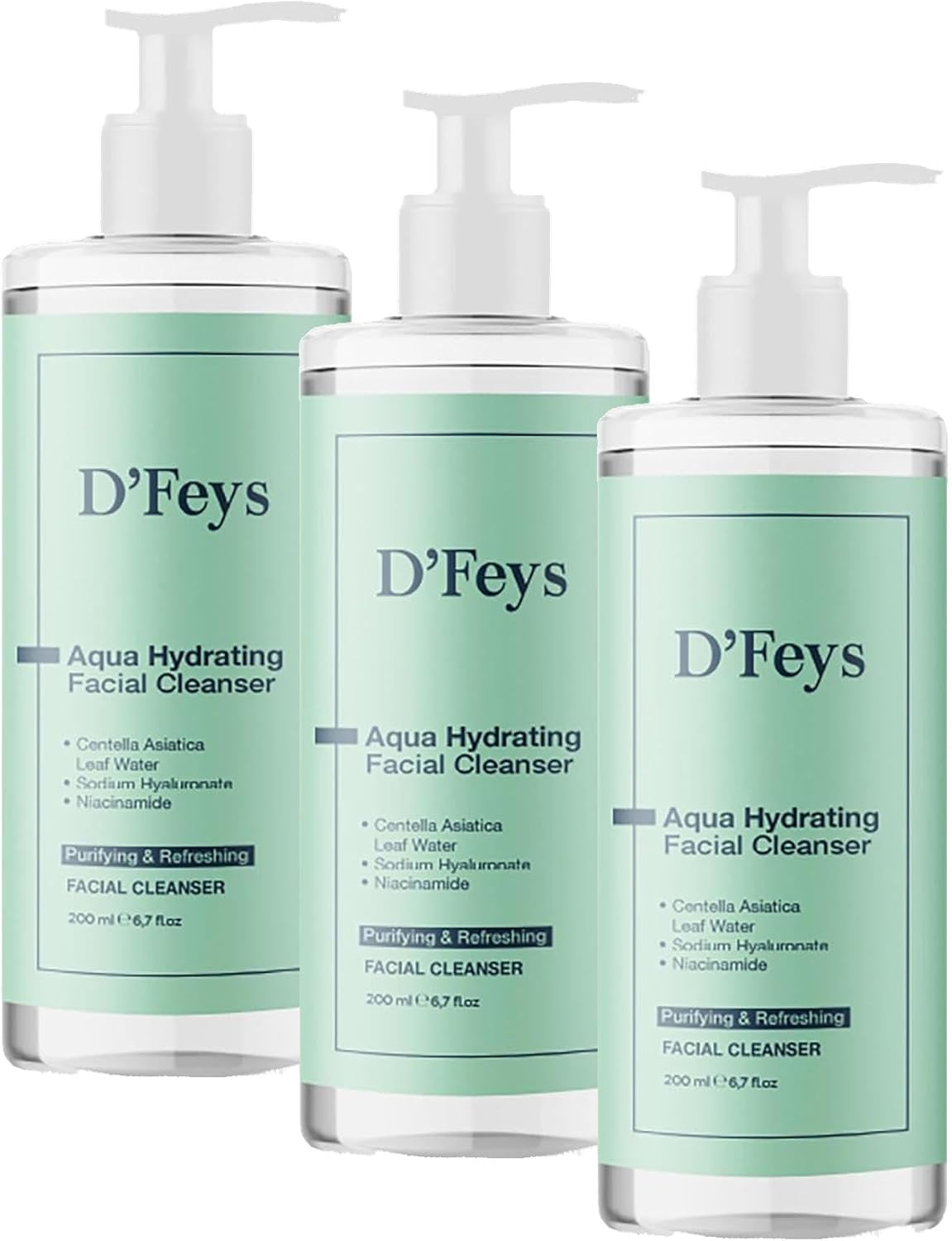 Alternative view of D'feys Yüz Temizleme Jeli 200 ml (3 paketi)