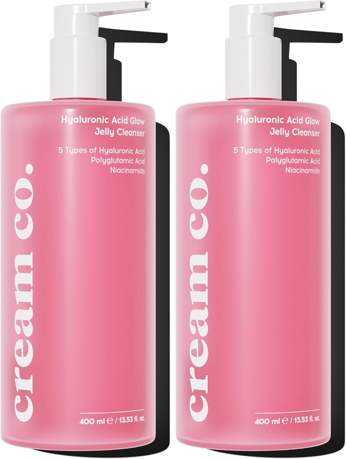 Alternative view of Cream Co. Leke Karşıtı Nemlendirici Yüz Temizleme Jeli Niacinamide Hyalüronik Asit, 400 ML,Tüm Cilt Tipleri (2 paketi)