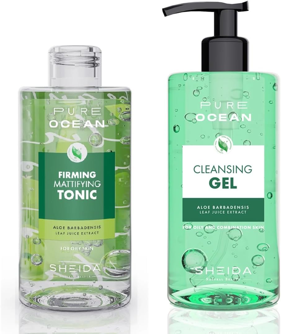 Pure Ocean Yüz Temizleme Seti - Yağlı ve Karma Ciltler İçin