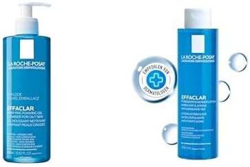 Yağlı Ciltler İçin Cilt Bakım Seti: Effaclar Yüz Temizleme Jeli 400 ml & Sıkılaştırıcı Tonik 200 ml